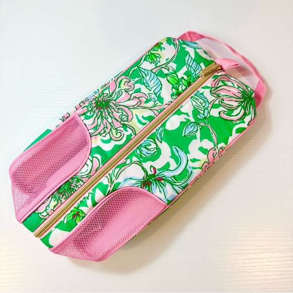 Lilly Pulitzer Shoe Bag, Spearmint Blossom Views - Picture 6 of 14